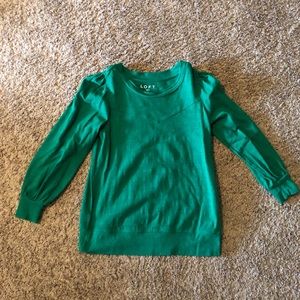 Loft Puff shoulder sweatshirt